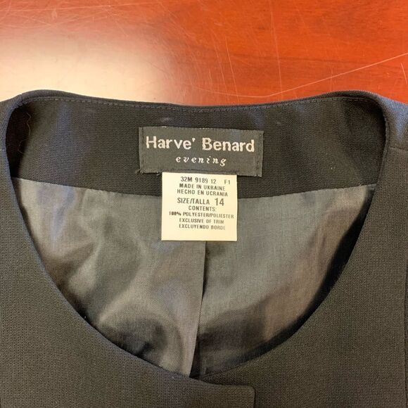 Harve' Benard Evening Pearl  2Pc Suit Dress sz 14 - Picture 3 of 7